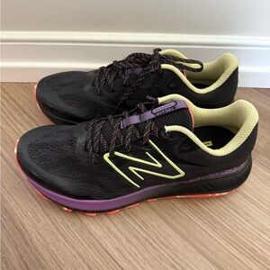 New Balance Black and Purple Athletic Shoes